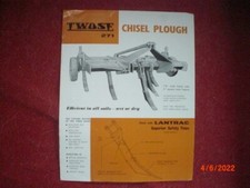 ANTIQUE CHISEL TWOSE 271 UK ADVERTISING PROSPECTUS