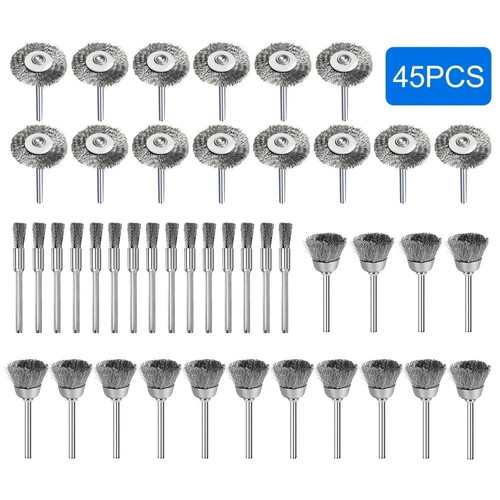 45x wire brush wheel mix - mix,