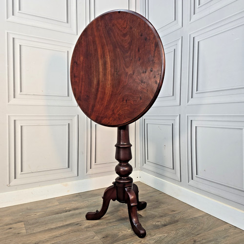 Antique tilt top table wine - tilt,