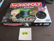 Hasbro Monopoly Voice Banking Electronic Family Board Game 2018 Complete working