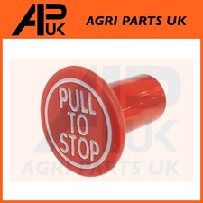 Red Stop Cable Knob Nob for Massey Ferguson 1200 2135 3165 6000 TEF20 Tractor