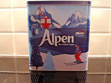 Empty Alpen (Cereal) Storage Tin