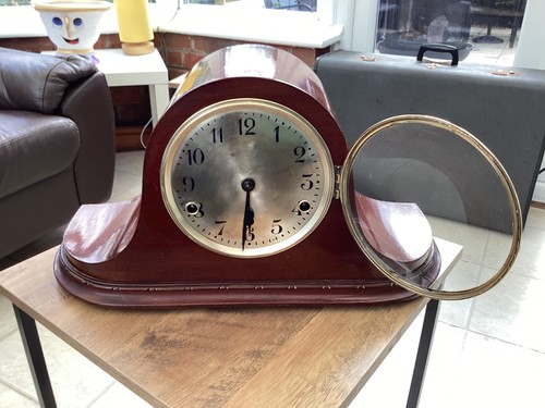 Napoleon hat mantle clock - napoleon,