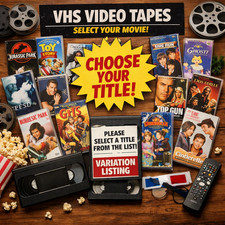 VHS Movies You Pick | Huge