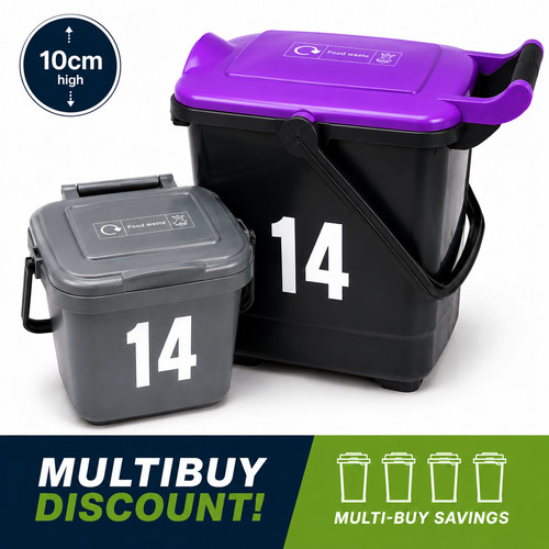 Food waste caddy - waste, number
