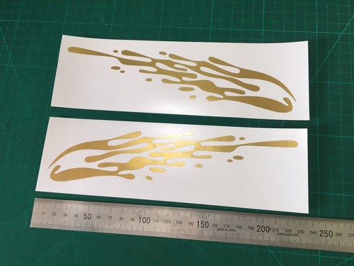 Splash pinstripe decals - (x2),