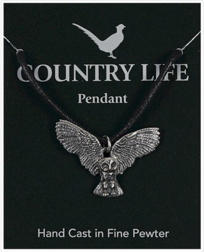 Flying barn owl silver - flying,
