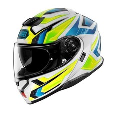 Shoei Neotec 3 Flip Up Motorcycle Helmet Shoei Anthem TC-3 Wht/Blue/Fluo QP