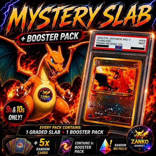 Mystery pokemon graded card - graded,