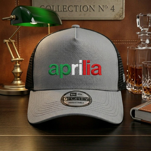 Aprilia embroidered gray - aprilia,