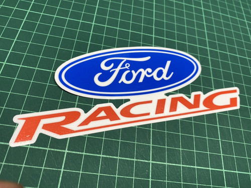 Ford racing vinyl - x,