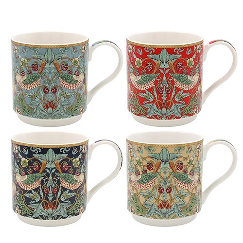 Fine china stacking mugs 4 - fine,