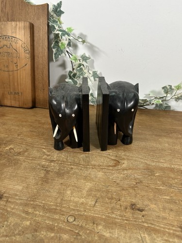 Vintage ebony elephant hand - vintage,