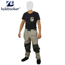 Fly Fishing Waders Pants Breathable Waist Trousers Waterproof Stockingfoot Wader