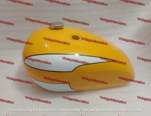 Fit for triumph t140 - t140, yellow