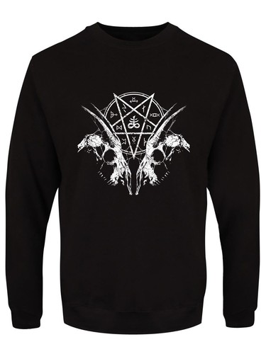 Goat skull pentagram mens - pentagram,