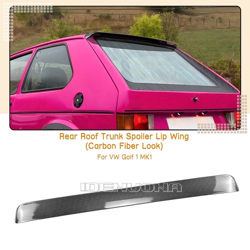 Carbon fiber look rear - carbon,