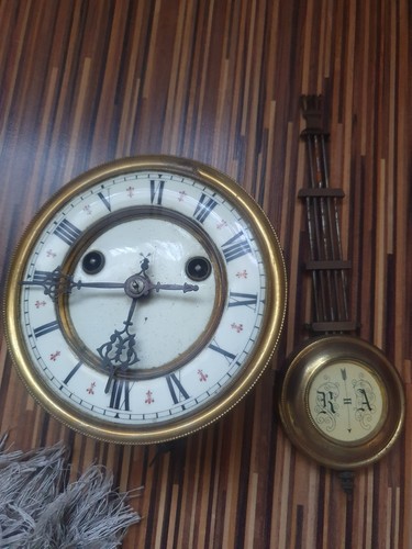 Vintage pendulum wall clock - pendulum,