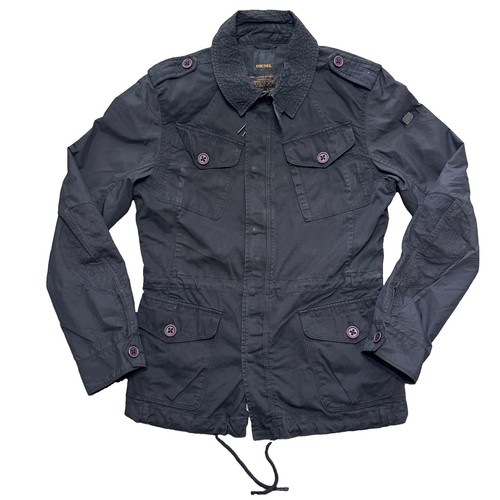 Diesel jacket mens black - l,
