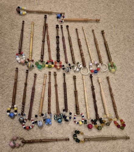 Wooden lace making - 27,