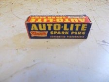 VINTAGE NOS AUTO-LITE SPARK PLUG W / BOX PR-6--10 MM RESISTOR ADVERTIZING SIGN