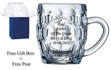 Personalised Pint Glass Dimple