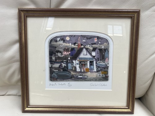 Signed graham clarke print - signed,