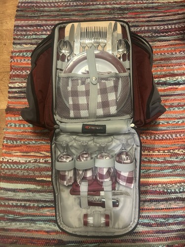 Concept picnic backpack set - picnic,