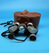Vintage Nishiline  6 x 15 7° Field Miniature Binoculars With Case