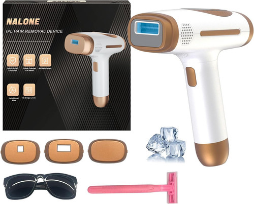 Ipl hair removal device with - device,