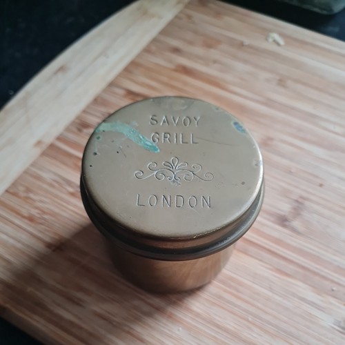 Brass spice tin london - london, savory