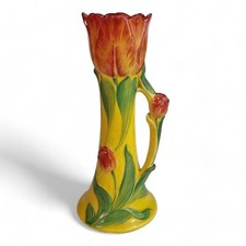 Vintage Jug Bishop and Stonier Tulip Vase 1930's Pitcher Stunning