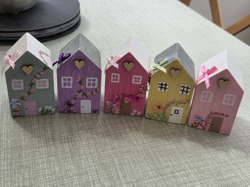 Set wooden houses - set,