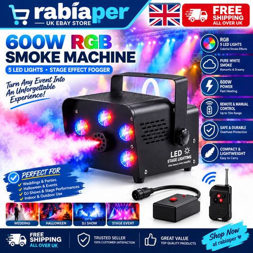 600w led rgb smoke - 600w, fog
