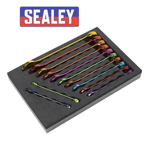Sealey spanner set 12pc - 12pc, metric