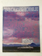 1986 Oldsmobile Brochure flyer