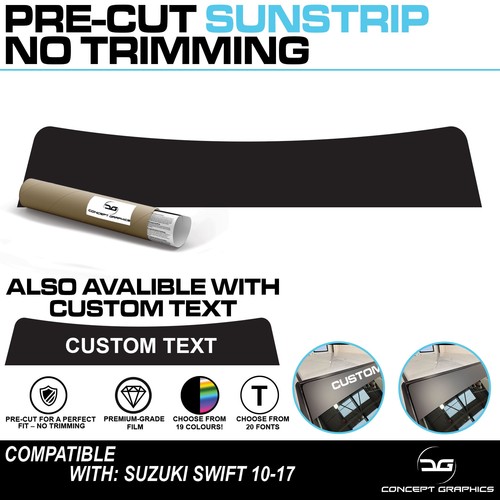 Pre cut sunstrip - pre,