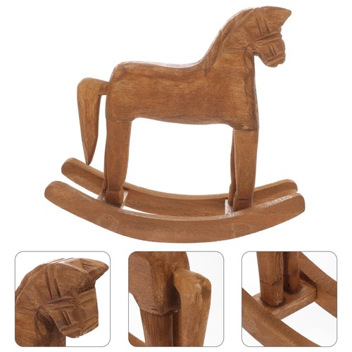2pcs handmade wooden - wooden, rocking