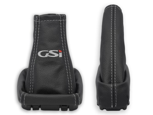 Gear handbrake gaiter leather - handbrake,