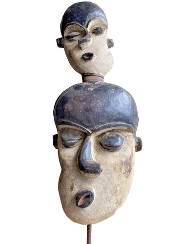 Old tribal pende headed - old, 2
