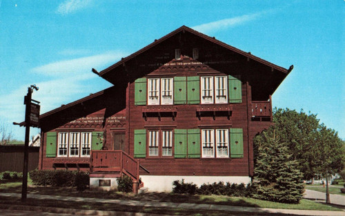 Postcard swiss style - postcard, of