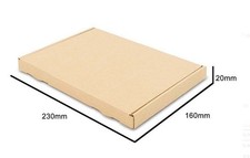 10x Flat Postal Boxes – 230x160x20 mm, ROYAL MAIL , large letter