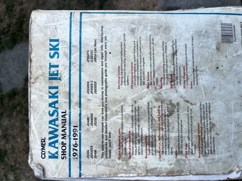 Kawasaki 550 jet ski - , manual