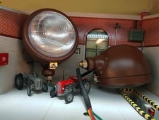 Land Rover Headlamps Series 1 80 Type Butler Headlights Lights behind Grille x2