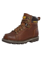 Caterpillar Men's Arlington Wide Leather Boots, Brown