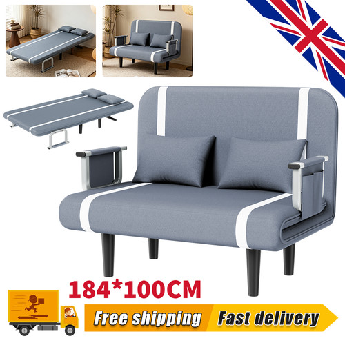 Double fabric sofa bed sleeper - double,