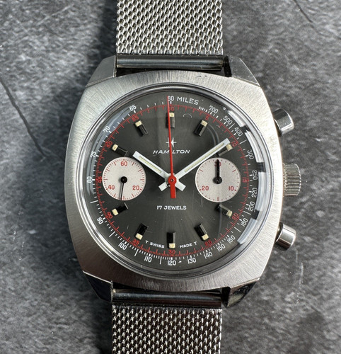 Hamilton big eye chronograph - hamilton,
