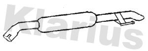 Rear muffler fits - muffler,