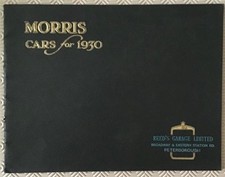 MORRIS Car Sales Brochure For