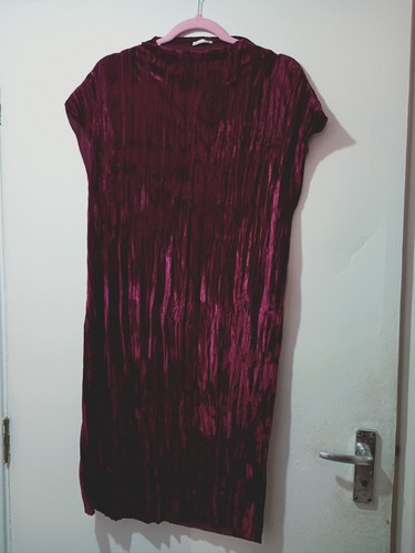 Zara burgundy plum - burgundy, plisse